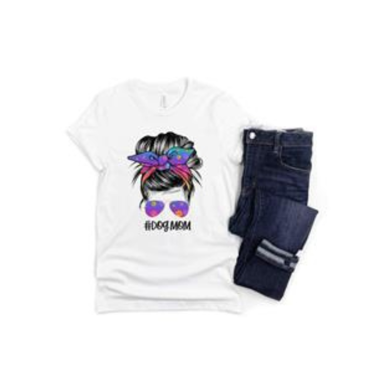 # Dog Mom Short-Sleeve Tee