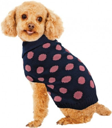 Fashion Pet Polka Dot Dog Sweater