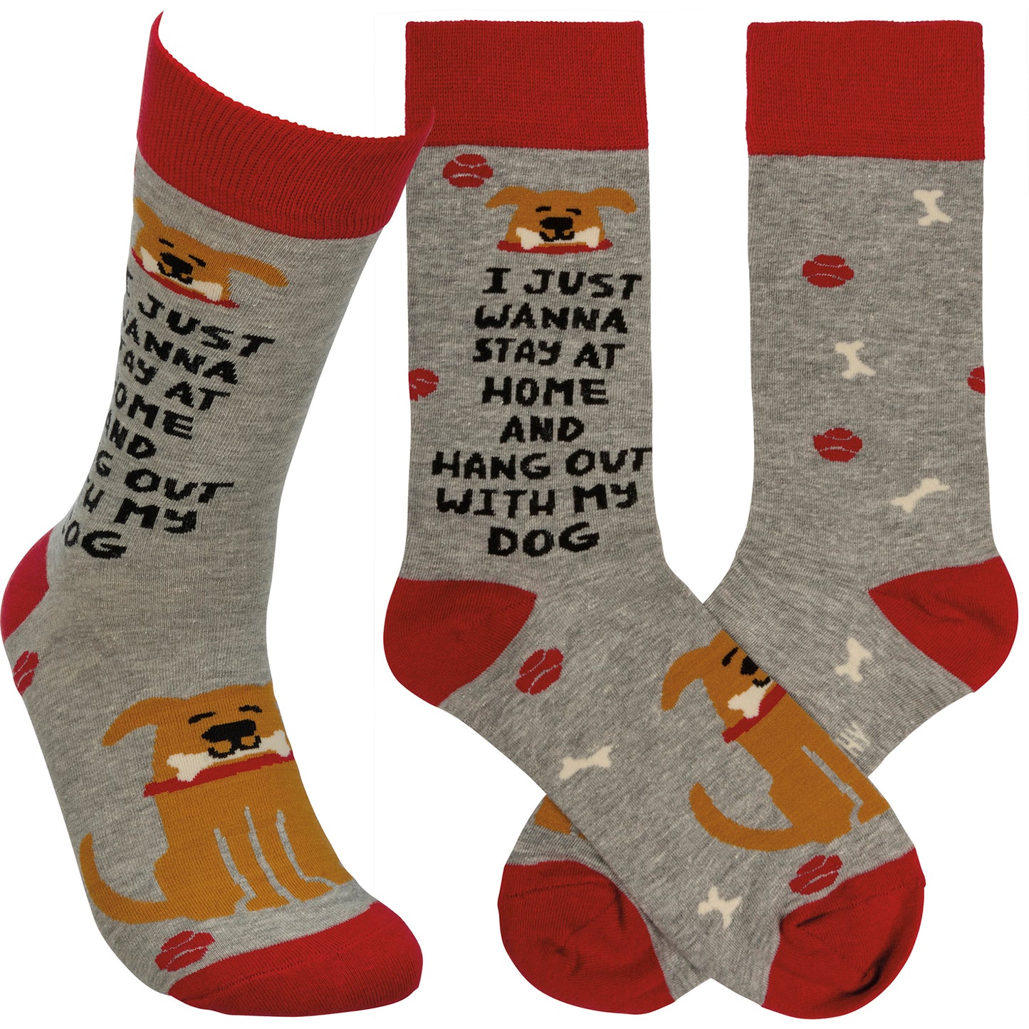 I Just Wanna Stay Home and Hang with My Dog Socks