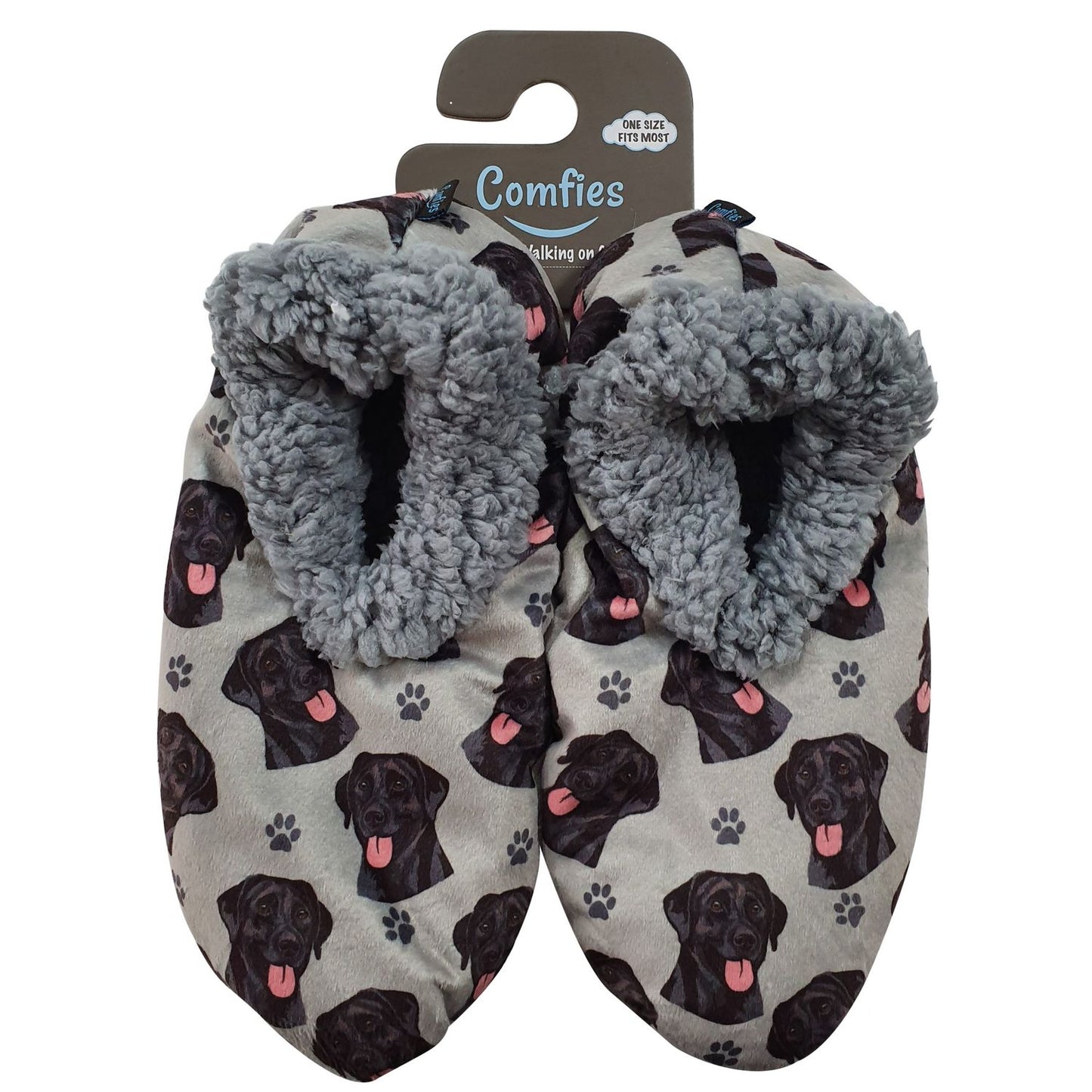 Black Lab Slippers