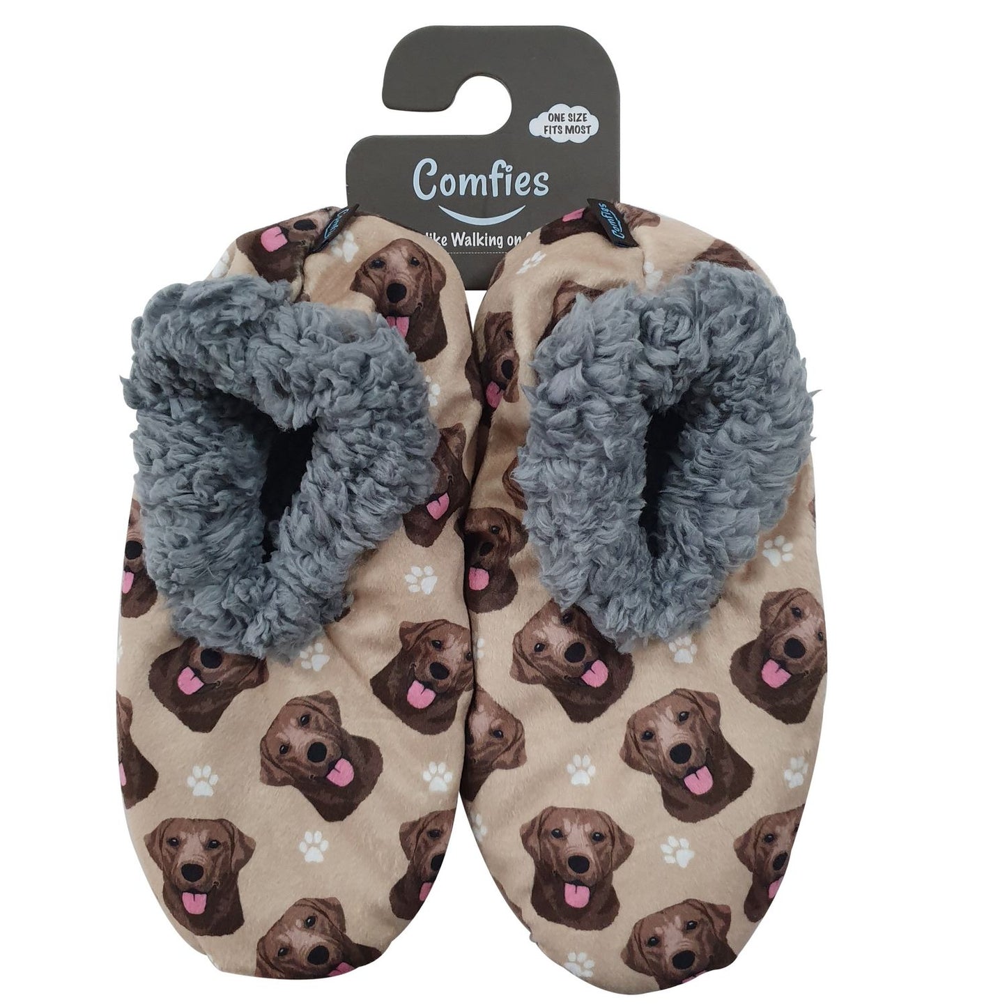 Chocolate Lab Slippers