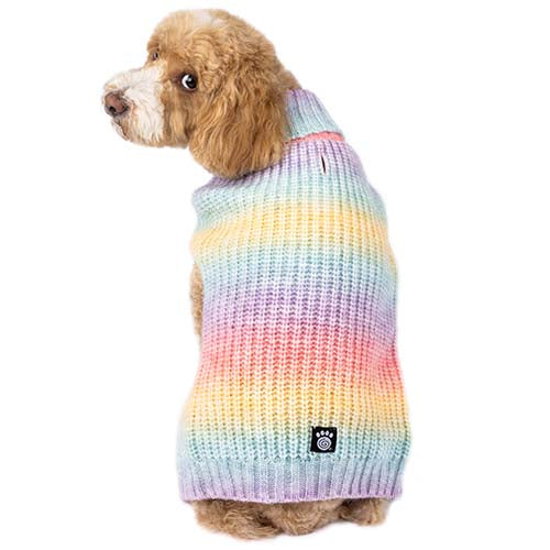 Petrageous Ombre Turtleneck Dog Sweater