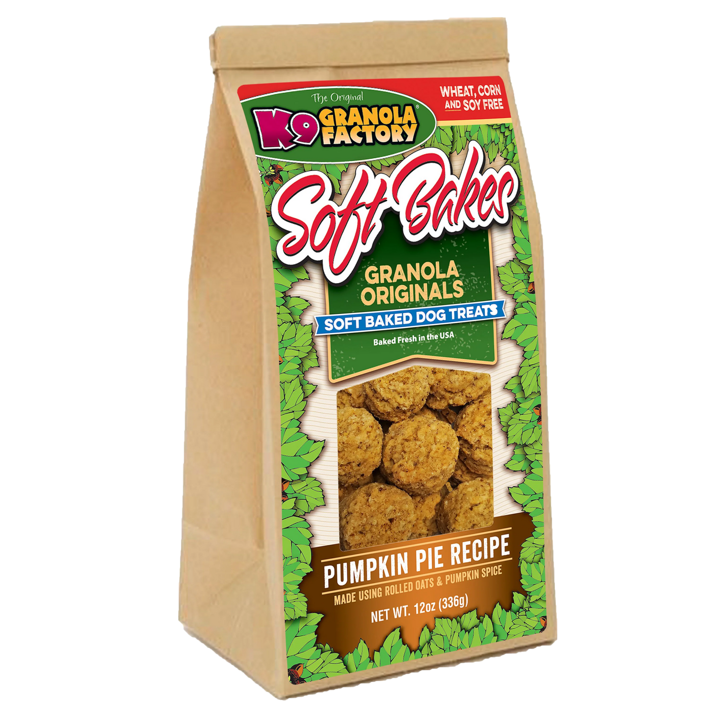 K9 Granola Factory Soft Bakes Dog Treats (Pumpkin Pie Recipe)