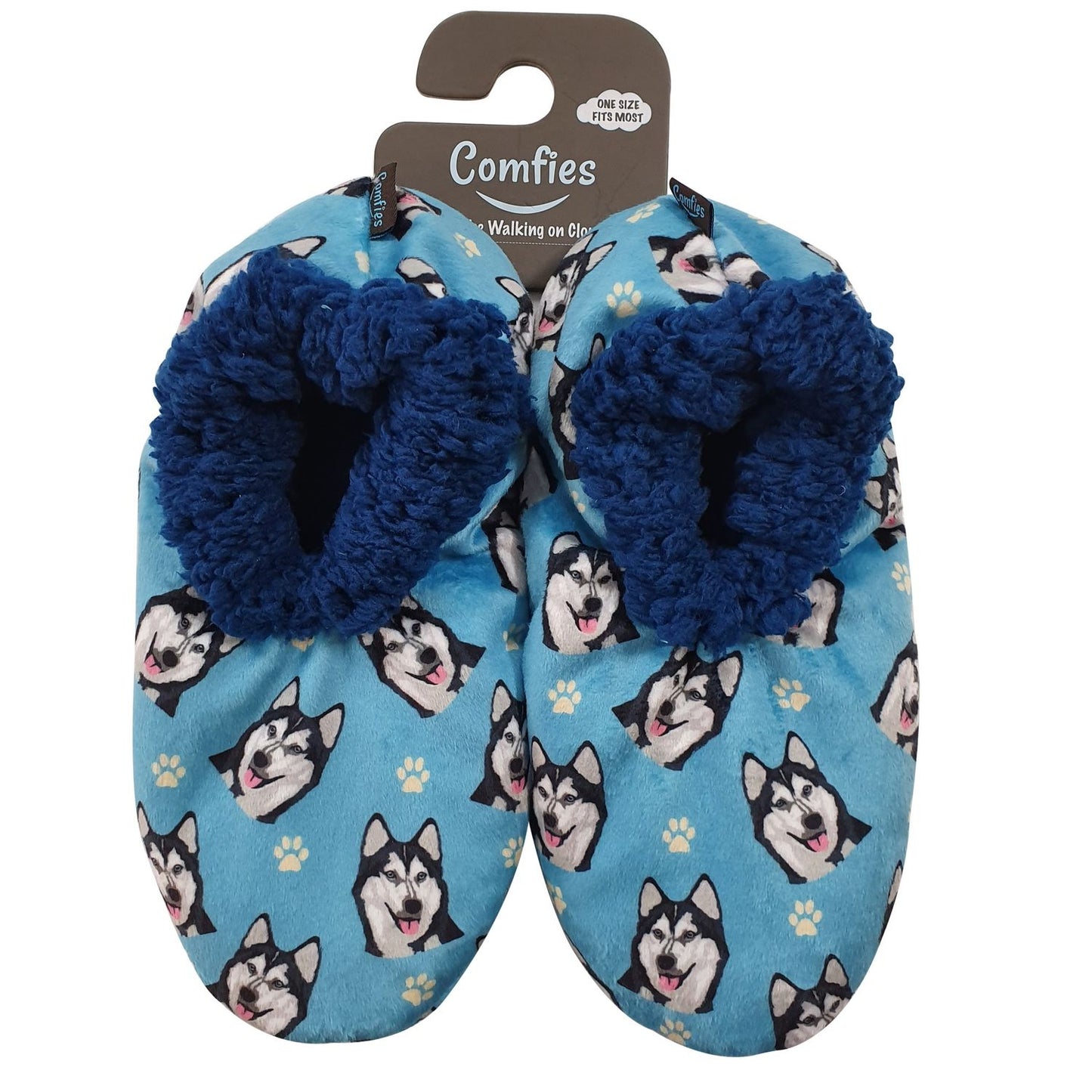 Siberian Husky Slippers
