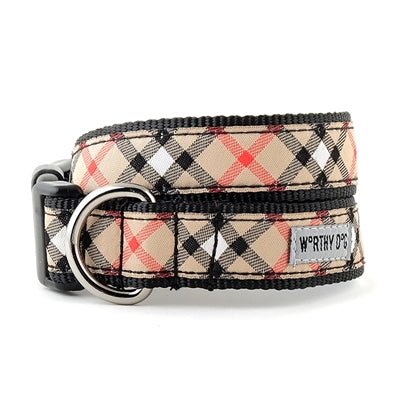 Dog Collar - Bias Plaid