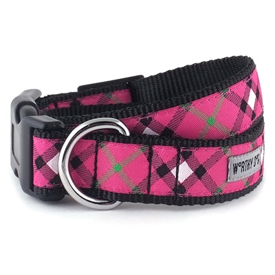 Dog Collar - Bias Plaid