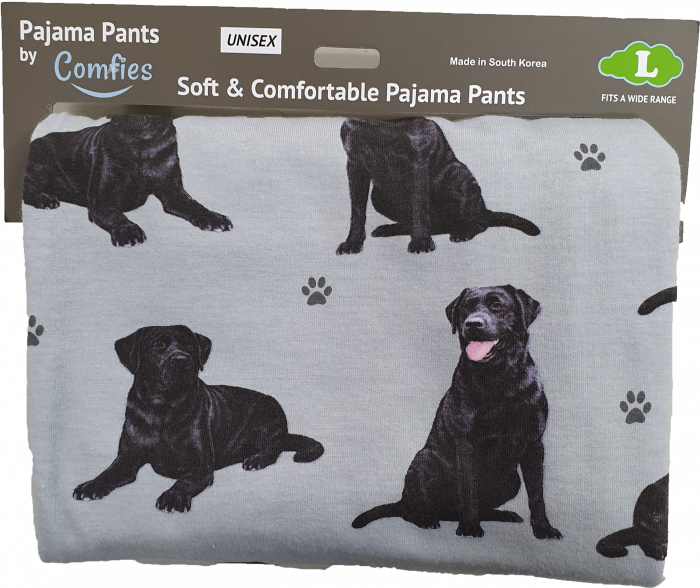 Pajama Bottom - Labrador Retriever (Black)