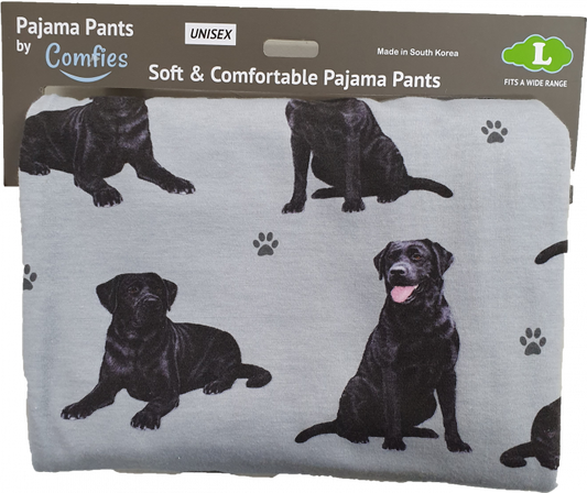 Pajama Bottom - Labrador Retriever (Black)