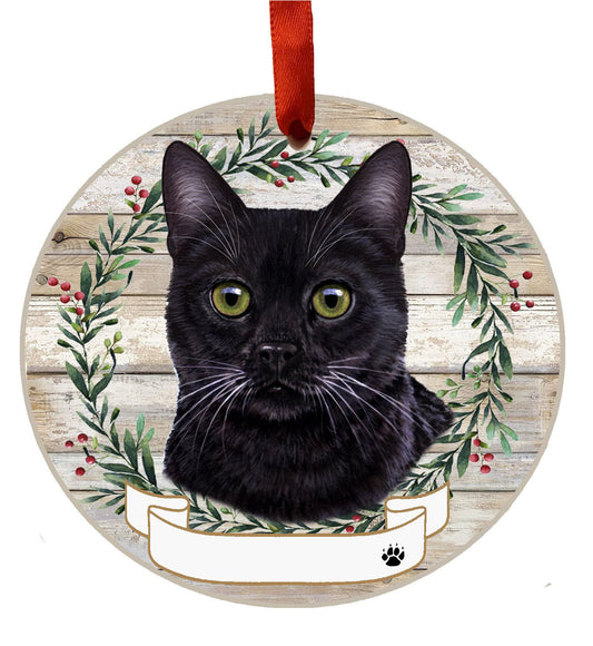 Ceramic Ornament - Black Cat