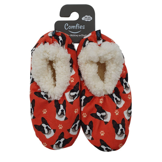 Slippers - Boston Terrier