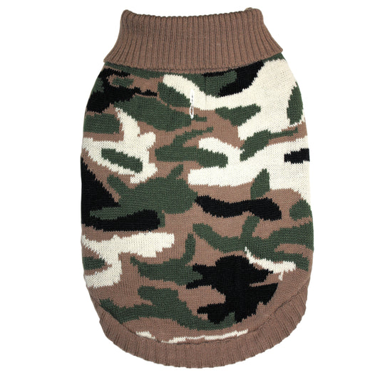 Dog Sweater - Camouflage