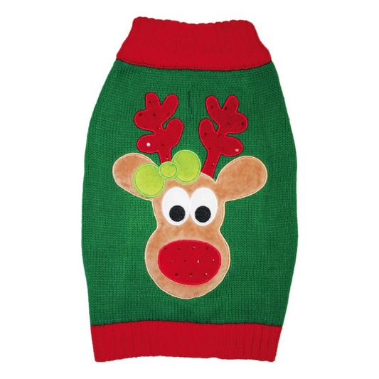 Dog Sweater - Reindeer