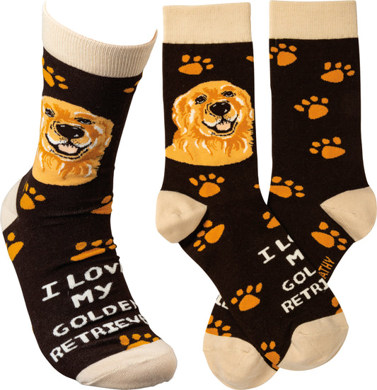 Socks- I Love My Golden Retriever