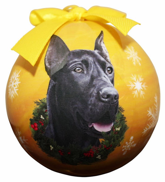 Christmas Ball - Great Dane (Black)