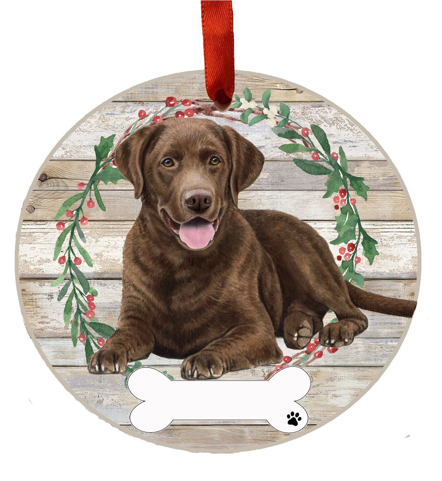 Ceramic Ornament - Labrador Retriever (Chocolate)