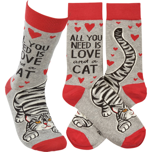 Socks - All You Need is Love and a Cat