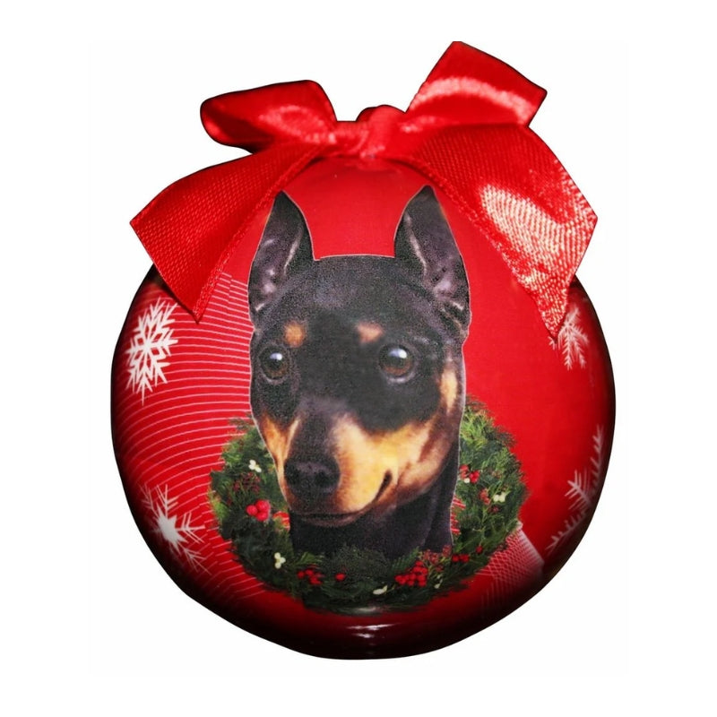 Christmas Ball - Miniature Pinscher