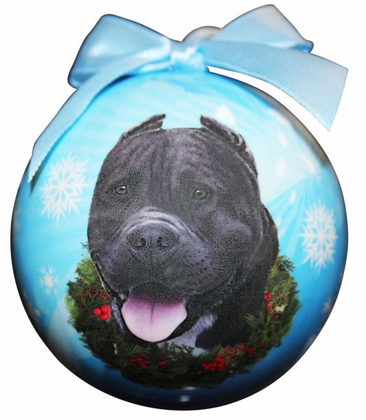 Christmas Ball - Pit Bull (Black)