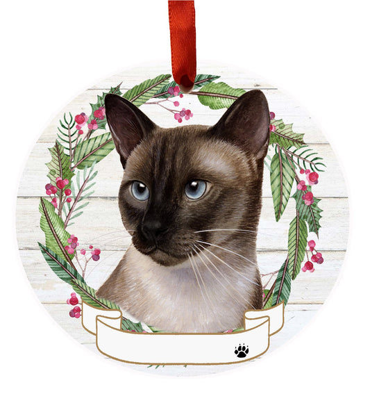 Ceramic Ornament - Siamese Cat