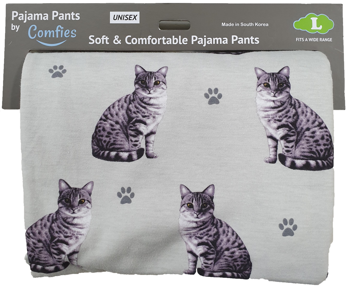 Pajama Bottom - Silver Tabby