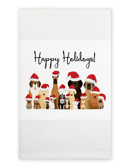 Kitchen Towel - Happy Holidogs