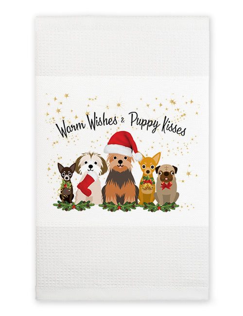 Kitchen Towel - Warm Wishes & Puppy Kisses