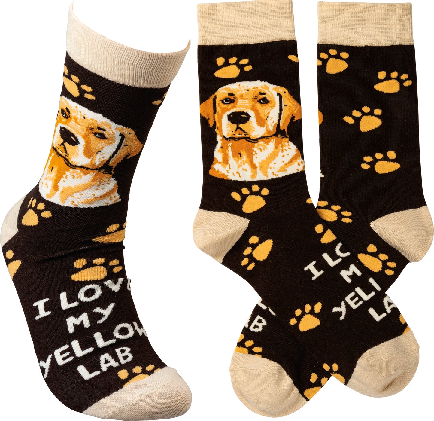 Socks - I Love My Yellow Lab